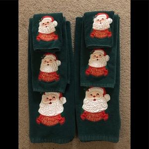 Christmas Bath Towels